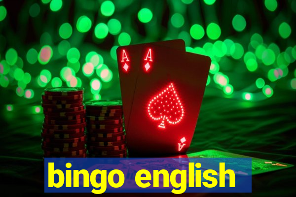 bingo english