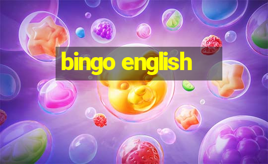 bingo english