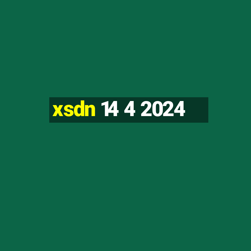 xsdn 14 4 2024