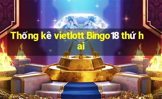 Thống kê vietlott Bingo18 thứ hai