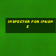 inspector for iphone