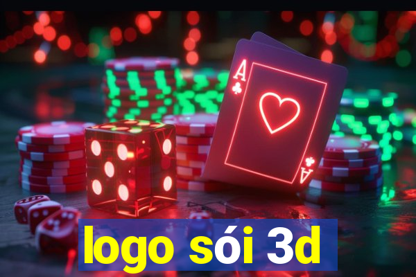 logo sói 3d