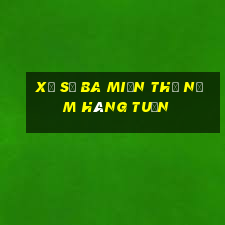 xổ số ba miền thứ năm hàng tuần