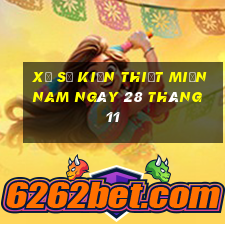 xổ số kiến thiết miền nam ngày 28 tháng 11