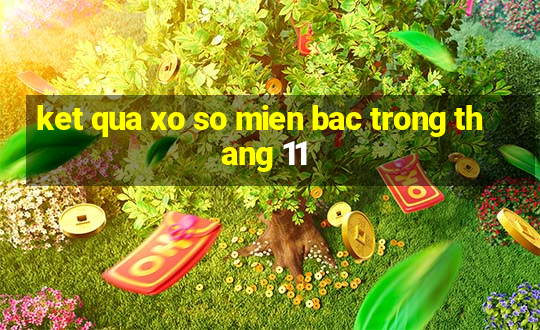 ket qua xo so mien bac trong thang 11