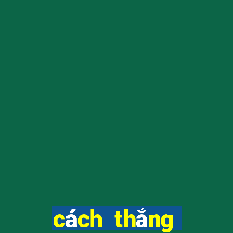 cách thắng cược casino online