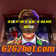 quên mật khẩu game go88