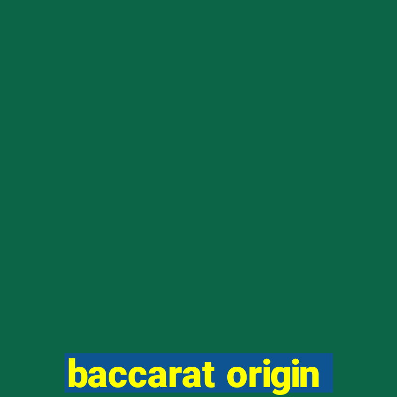 baccarat origin