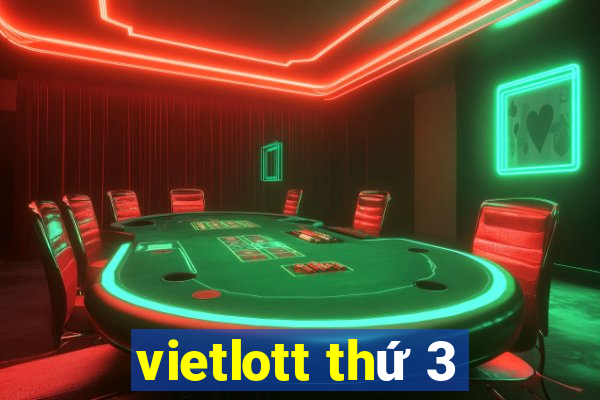 vietlott thứ 3