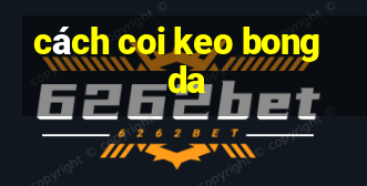 cách coi keo bong da