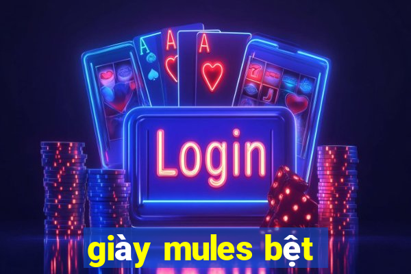 giày mules bệt