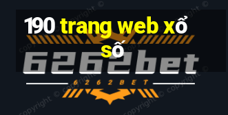 190 trang web xổ số