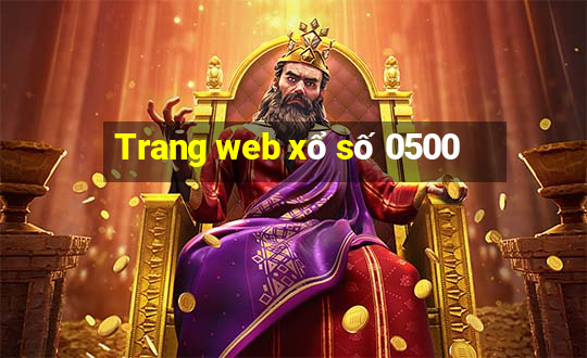 Trang web xổ số 0500