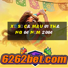 xổ số cà mau 01 tháng 04 năm 2004