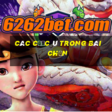 các cước ù trong bài chắn