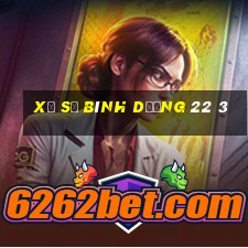 xổ số bình dương 22 3