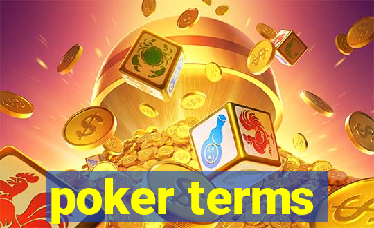 poker terms