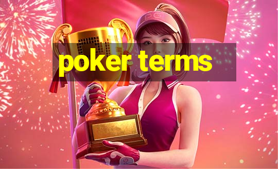 poker terms