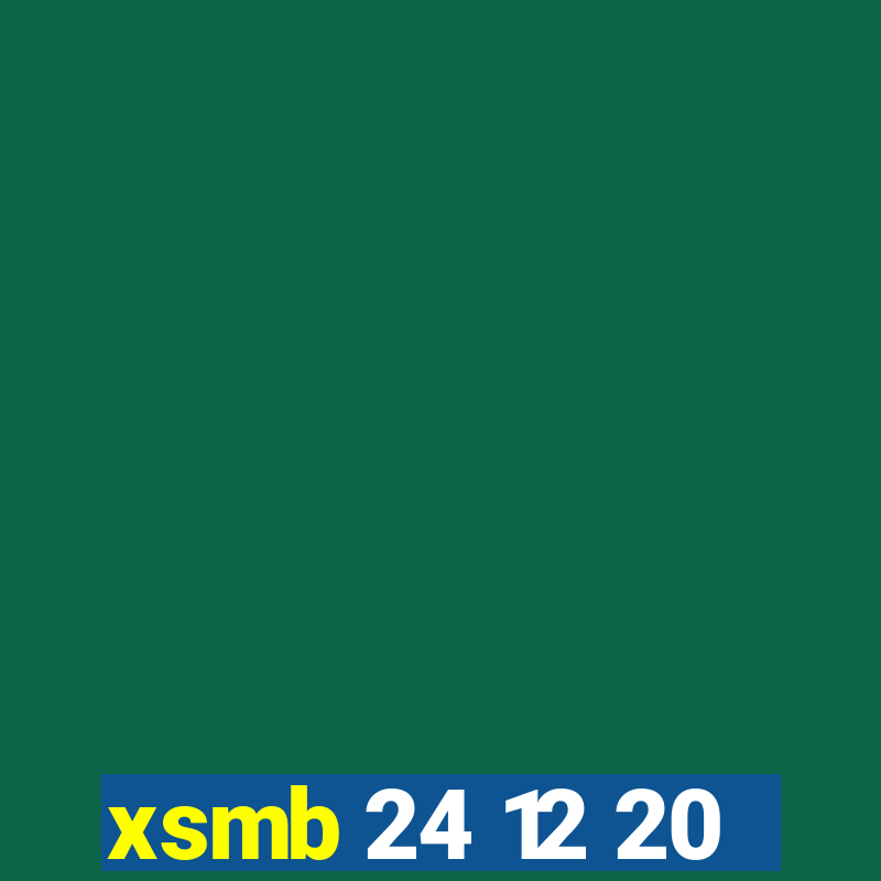 xsmb 24 12 20