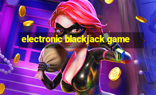 electronic blackjack game