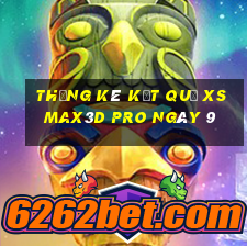 THỐNG KÊ KẾT QUẢ xs Max3D Pro ngày 9