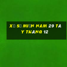 xổ số miền nam 29 tây tháng 12