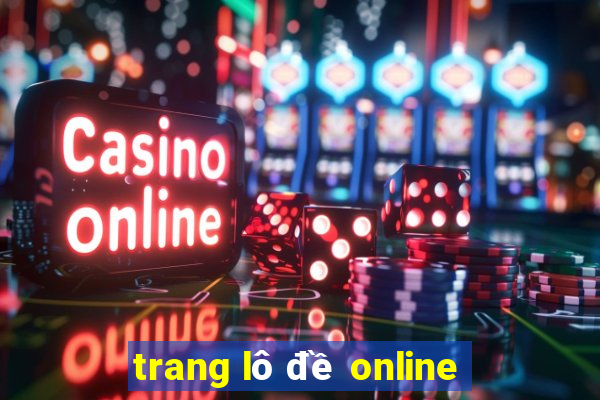 trang lô đề online