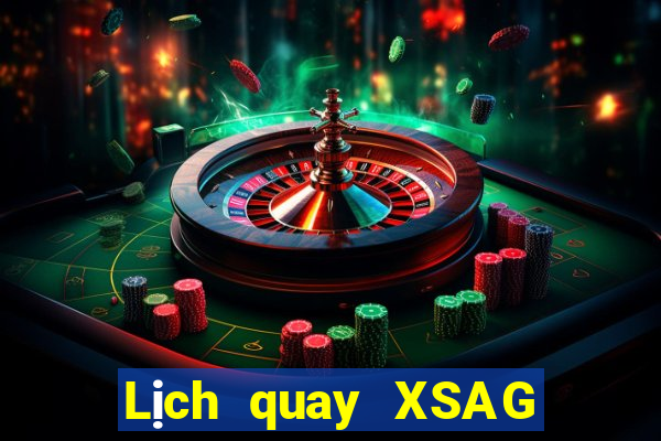 Lịch quay XSAG thứ Ba