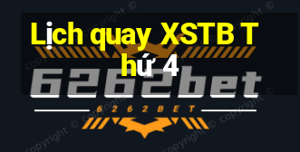 Lịch quay XSTB Thứ 4