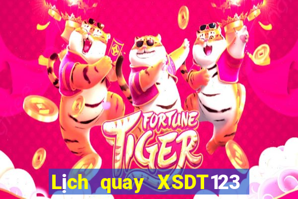 Lịch quay XSDT123 ngày thứ năm