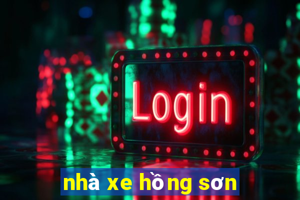 nhà xe hồng sơn