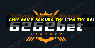 chơi game sakura thủ lĩnh thẻ bài