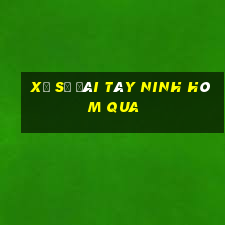 xổ số đài tây ninh hôm qua