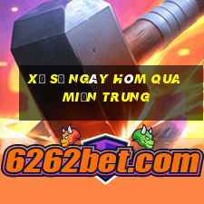 xổ số ngày hôm qua miền trung