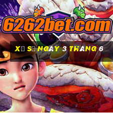 xổ số ngày 3 tháng 6