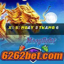 xổ số ngày 3 tháng 6