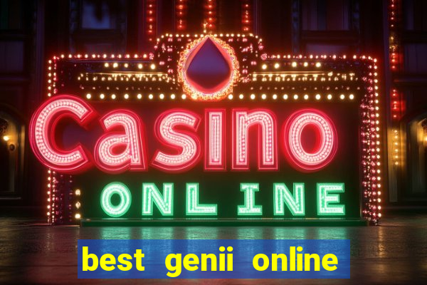 best genii online slot sites