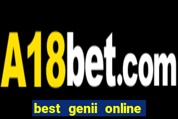 best genii online slot sites