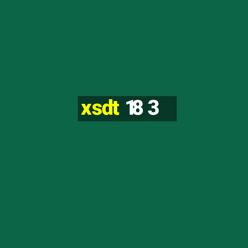 xsdt 18 3