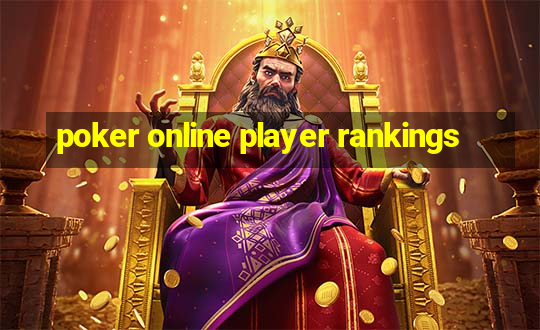 poker online player rankings