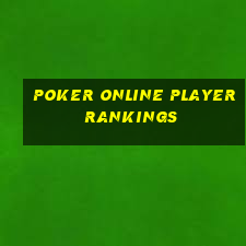 poker online player rankings