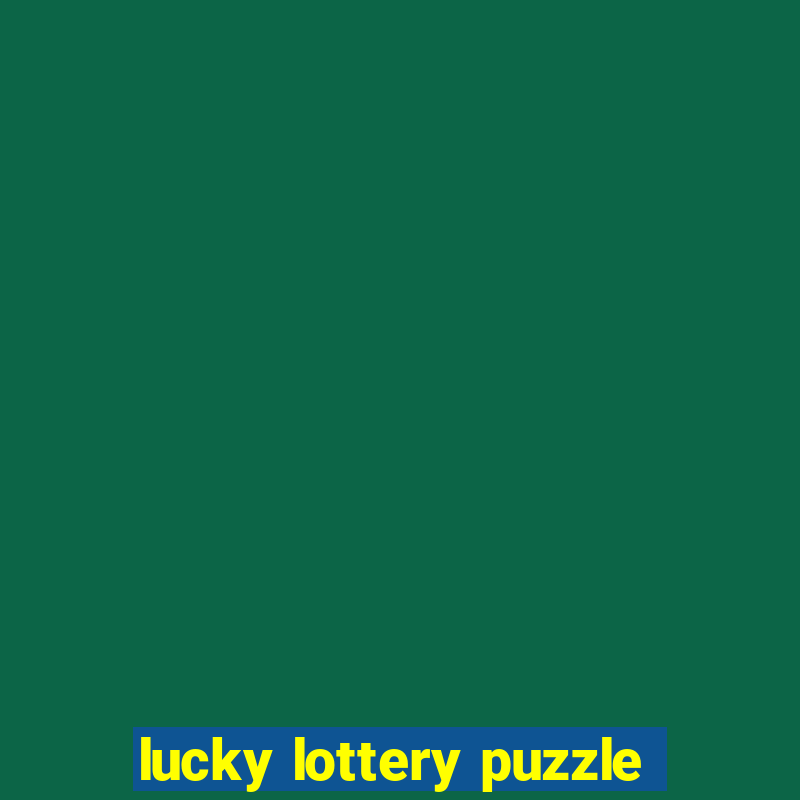 lucky lottery puzzle