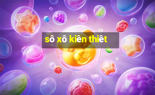 so xo kien thiet