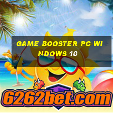 game booster pc windows 10