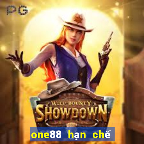 one88 hạn chế màu đỏ