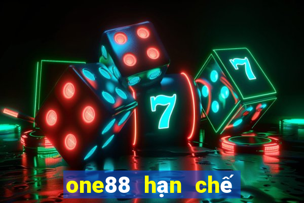 one88 hạn chế màu đỏ