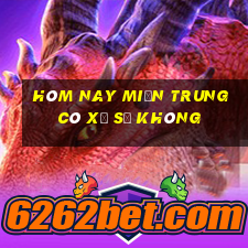 hôm nay miền trung có xổ số không