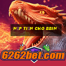 Nạp tiền cho bbin