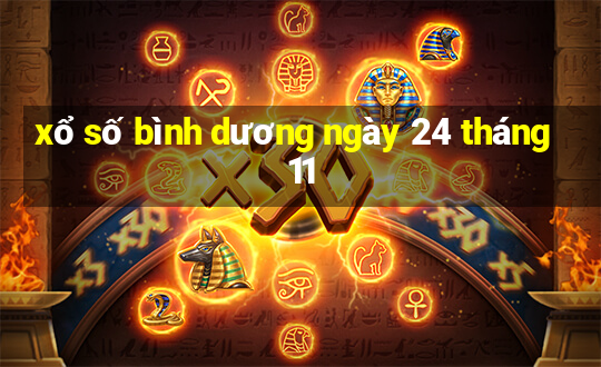 xổ số bình dương ngày 24 tháng 11