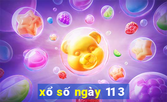 xổ số ngày 11 3